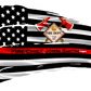Distressed American Battle Flag