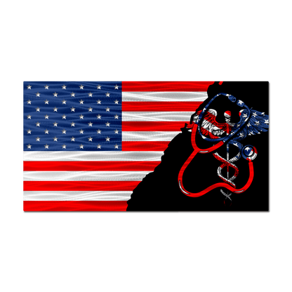 Medical American Split Flag