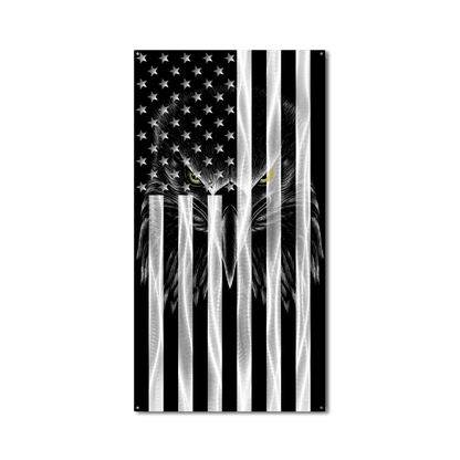 Ghost Eagle American Flag