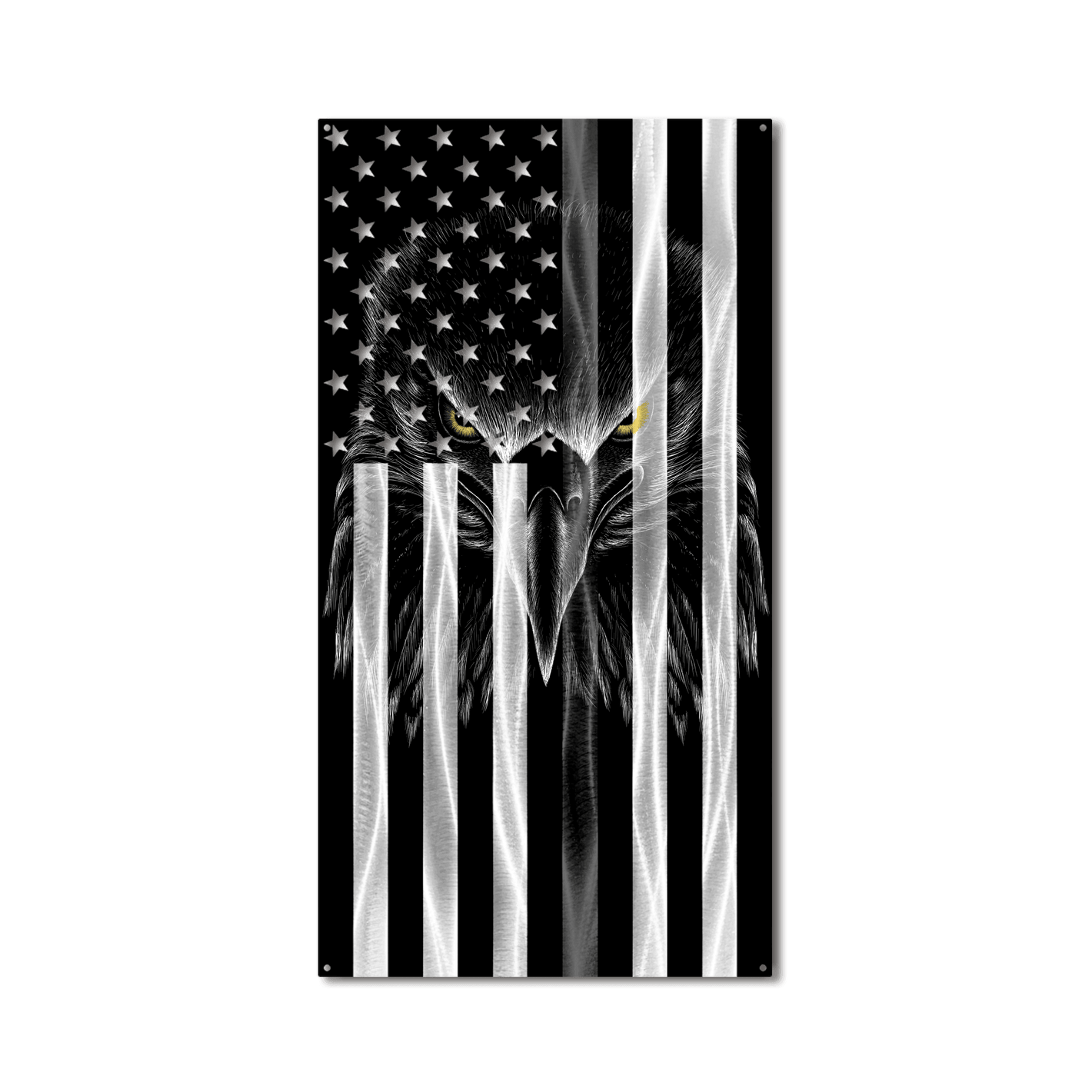 Ghost Eagle Vertical American Flag- Outlet
