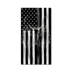 Ghost Eagle Vertical American Flag- Outlet