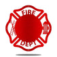 Flag - Personalized Firefighter Maltese Cross Cutout
