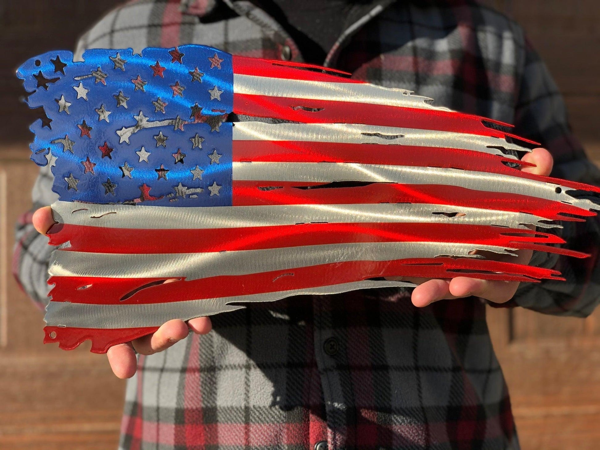 Flag - Military Distressed American Battle Flag
